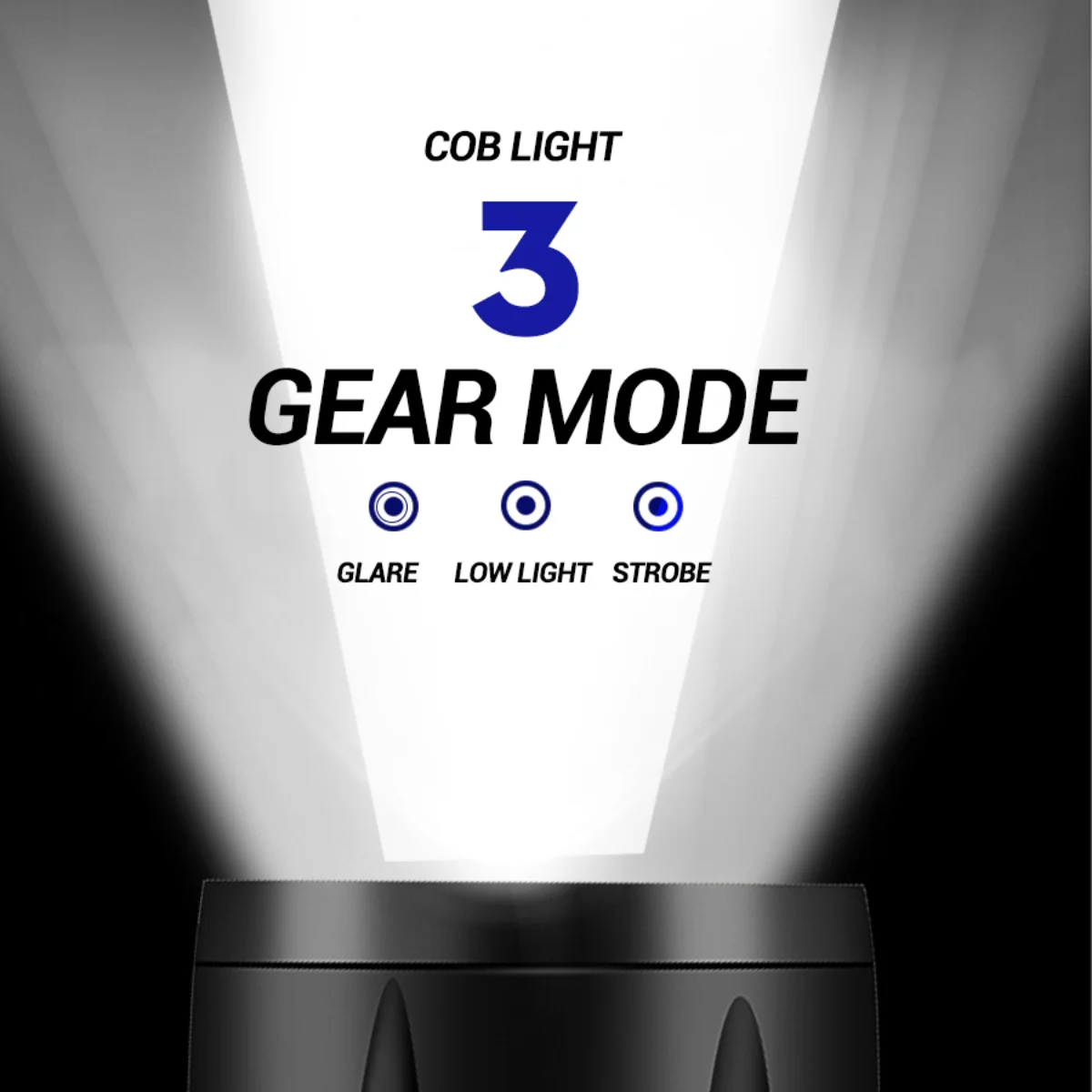 Strong Light LED Portable Flashlight COB Side Light Rechargeable Camping Torch Telescopic Zoom Tactical Lantern with Pen Clip