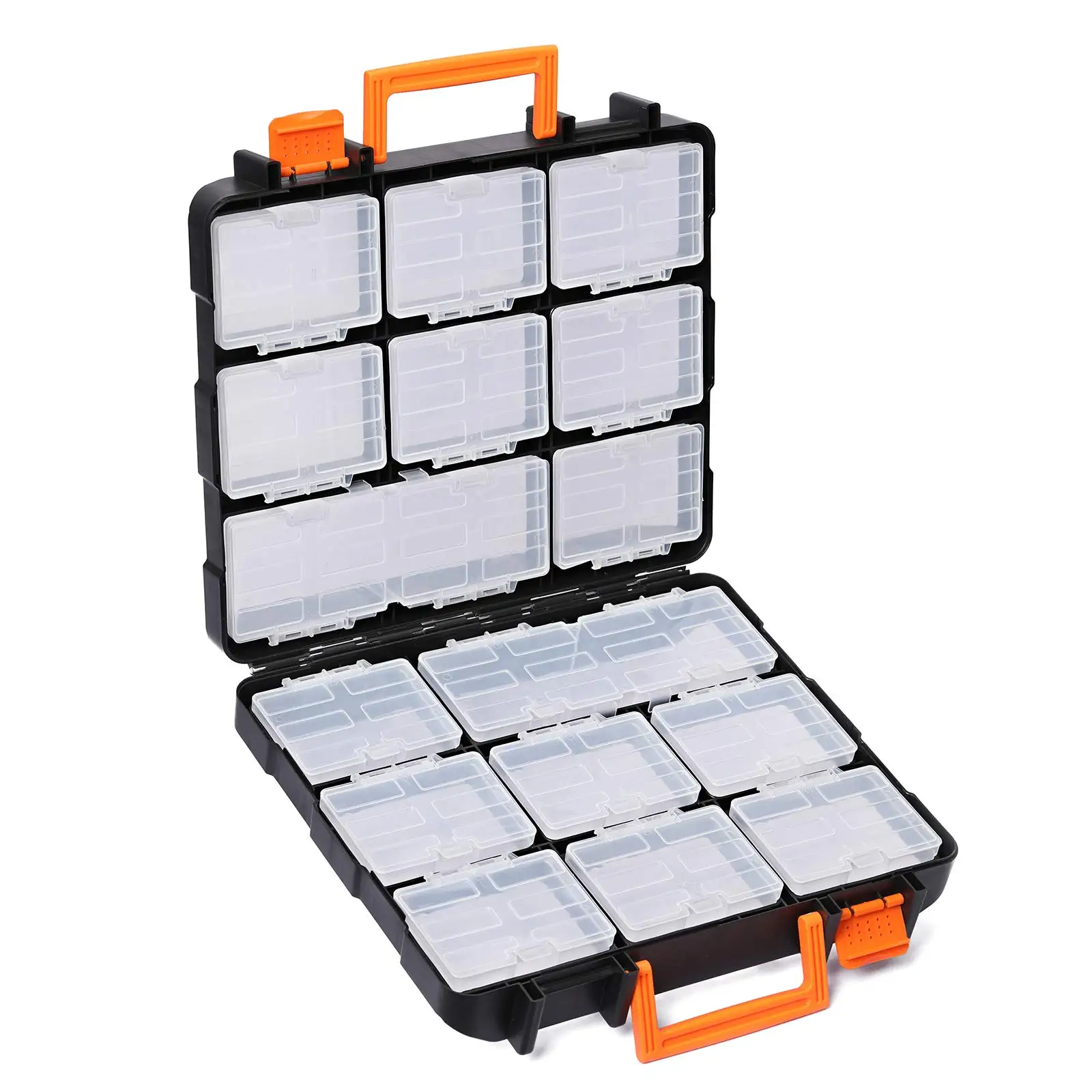 Detachable Toolbox Storage Box with Hardware Storage Box for Legos, Nails, Screws, Bolts, Nuts