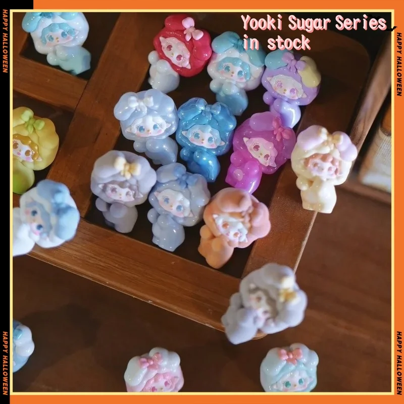 

Новая оригинальная серия Yooki Sugar, милая глухая коробка, милые мини-игрушки, кавайные куклы, загадочная коробка, детский орнамент, подарки на день рождения для девочек
