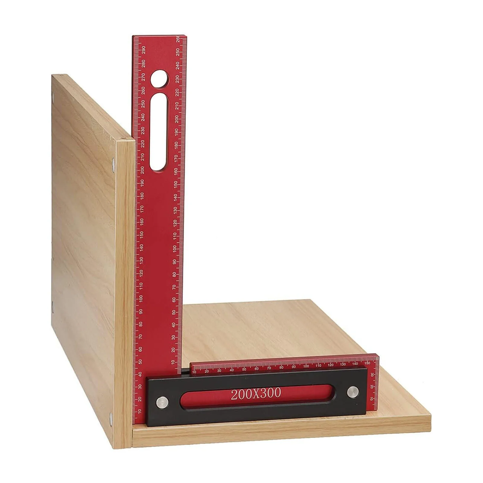 النجارة مربع 300x200 مللي متر L شكل سبائك الألومنيوم تأطير مربع مع توقف السياج الزاوية اليمنى مربع نجار مربع #4