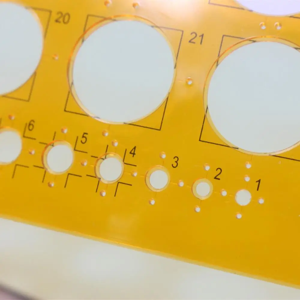 Disegno Pittura Righello Righello Modello Righello Per Disegno Cerchio Disegna Un Righello Modello Cerchio