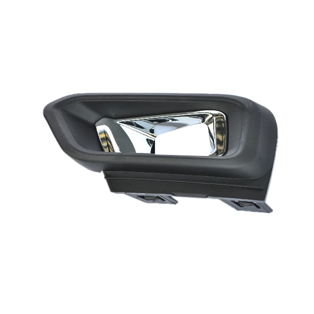 1Pair2pcs Car Bumper Fog Light Cover Bezel Grille With Chrome Frame Front Parts Fit For 308 GT Line 2016 2017 2018 2019