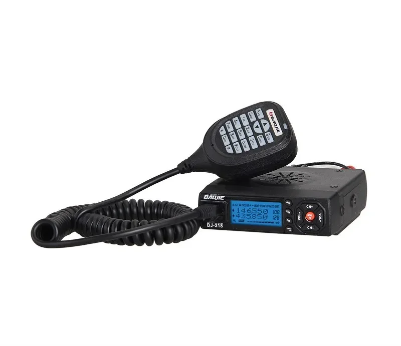 

Baojie BJ-218 Car Mini Mobile Radio Transceiver 25W VHF/UHF BJ 218 Vericle Car Base Radio Sister KT8900 KT-8900R UV-25HX
