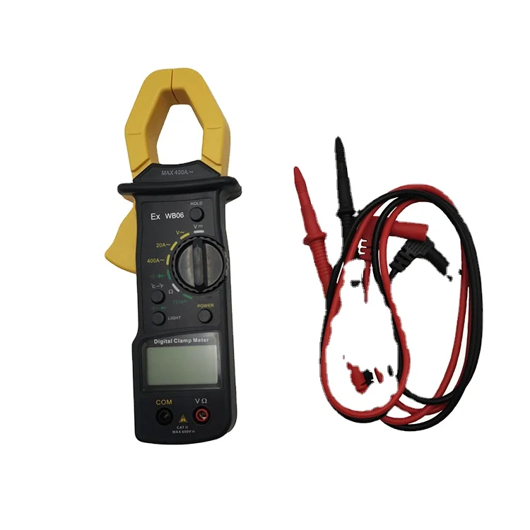

WB06 Intrinsically Safe Digital Clamp Meter Dc Clamp on Flow Meters Explosion-proof Digital Clamp Meter