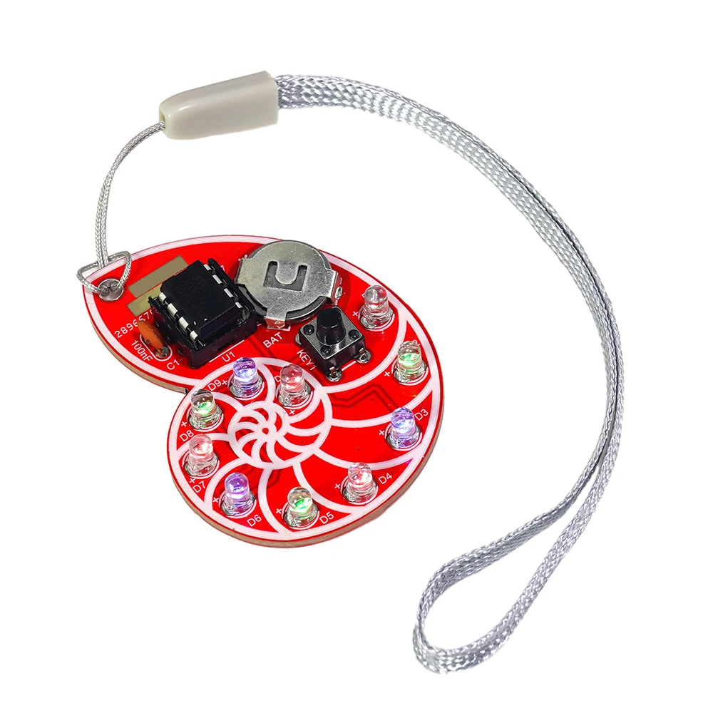 Zestaw do nauki lutowania LED Seashell SMD SMT DIY Zestaw elektroniczny do nauki lutowania Akcesoria oświetleniowe