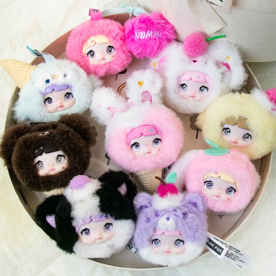 

Nommi Sweetness 100% плюшевая счастливая слепая коробка виниловая плюшевая аниме кукла маленькая сумка-очарование подвески-сюрпризы праздничные подарки модные игрушки