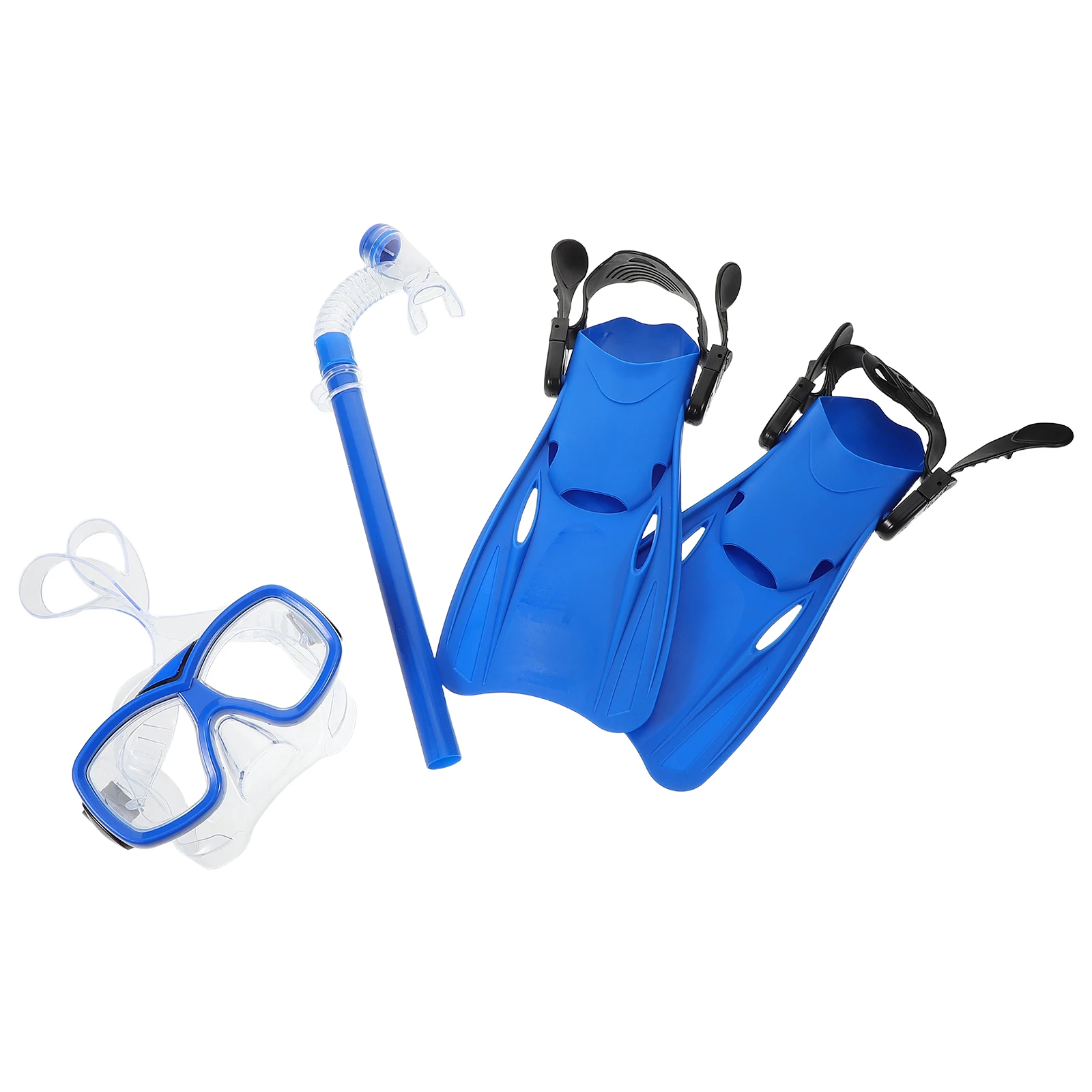 

1 set 1 Set Snorkeling Three-Piece Set High Definition Scuba Mask Anti-Leak Snorkel Lightweight Diving Fins For Adult Swimming