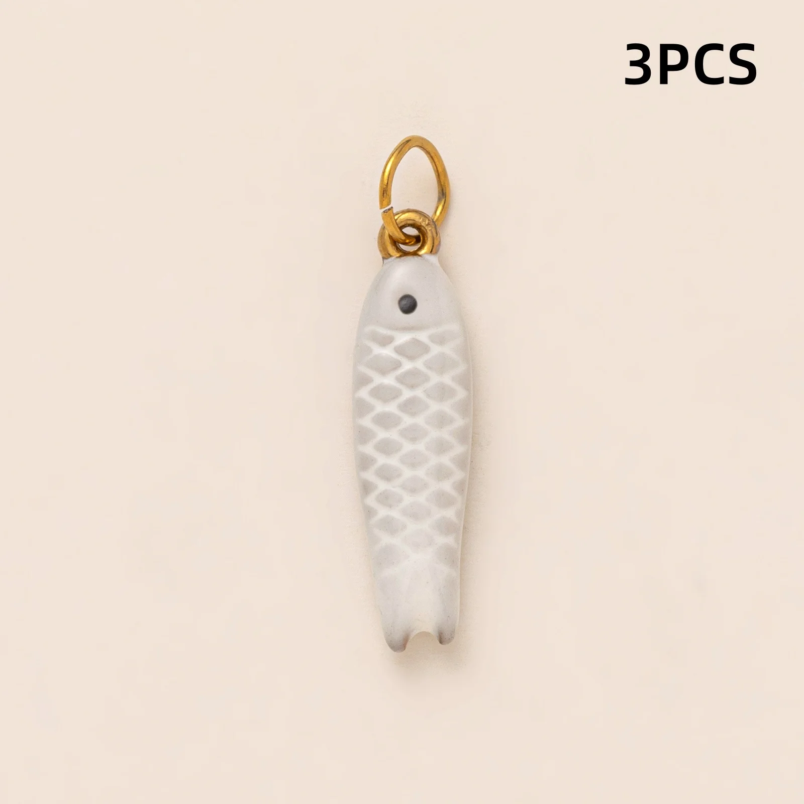 3 Stück frische und schlichte neue Anhänger aus der Tier-Serie mit kleinen Hunden und Katzen aus 316 Edelstahl, wasserdicht, farberhaltend, zum Selbermachen von Schmuck. – Detail 6