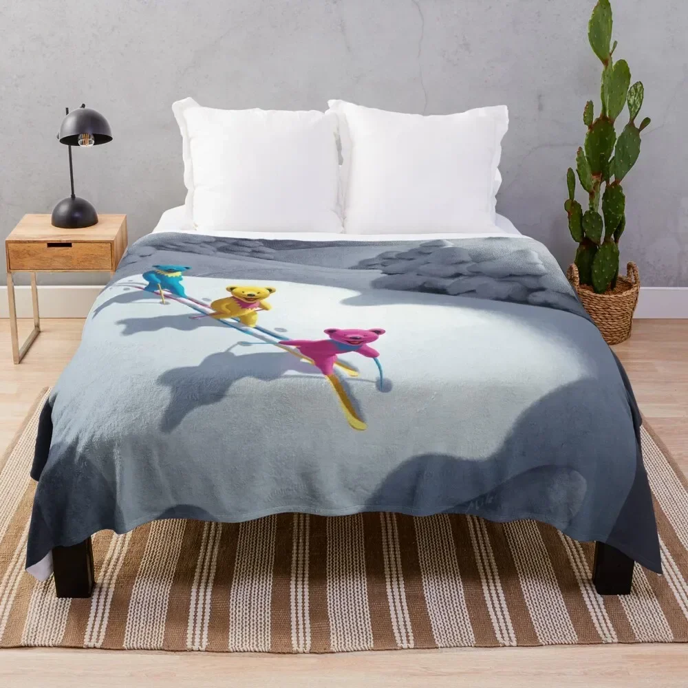 

Back Country Bears 5 x 7 Throw Blanket Durable Warm Blanket for Daily Home Use