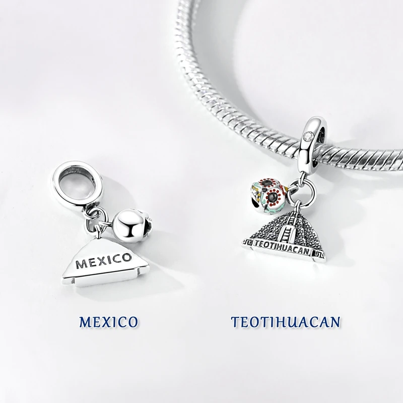 925 Sterling Silver Romantic HoneymoonTravel Luggage Airplane Charms Pendants For Women Fit Original Bracelet DIY Jewelry Gifts