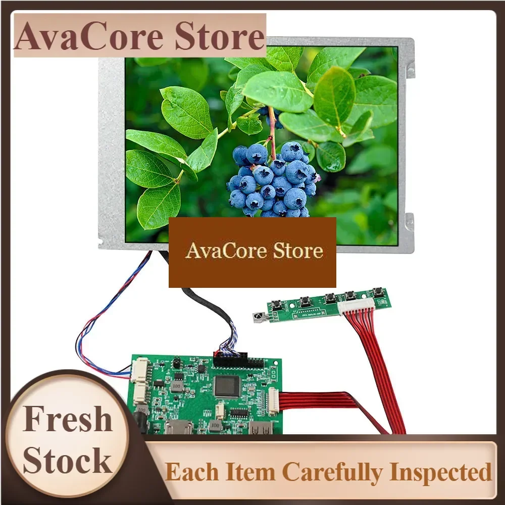AvaCore Custom Car Dashboard Lcd Display 8.4Inch 800X600 Ips Lcd Screen And Hd Usb Board Speedometer Lcd Display Screen For Moto