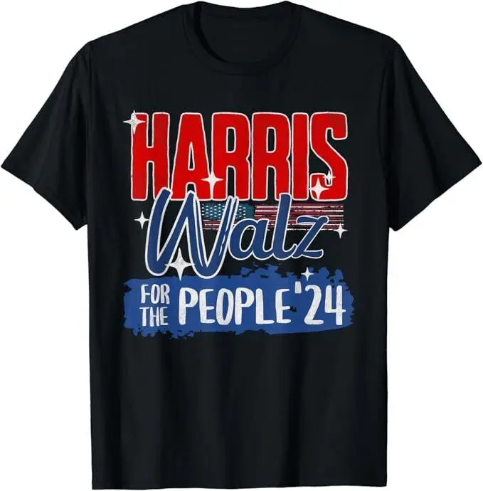 Harris Walz 2024 For the People Patriotic Election Democrat Unisex T-Shirt