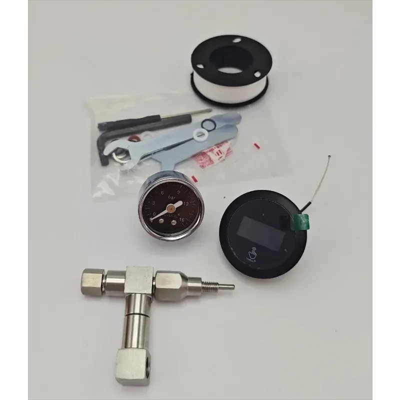 Suitable for E61 Semi-automatic Coffee Machine Brewing Head Pressure Gauge Thermometer Modification Accessories