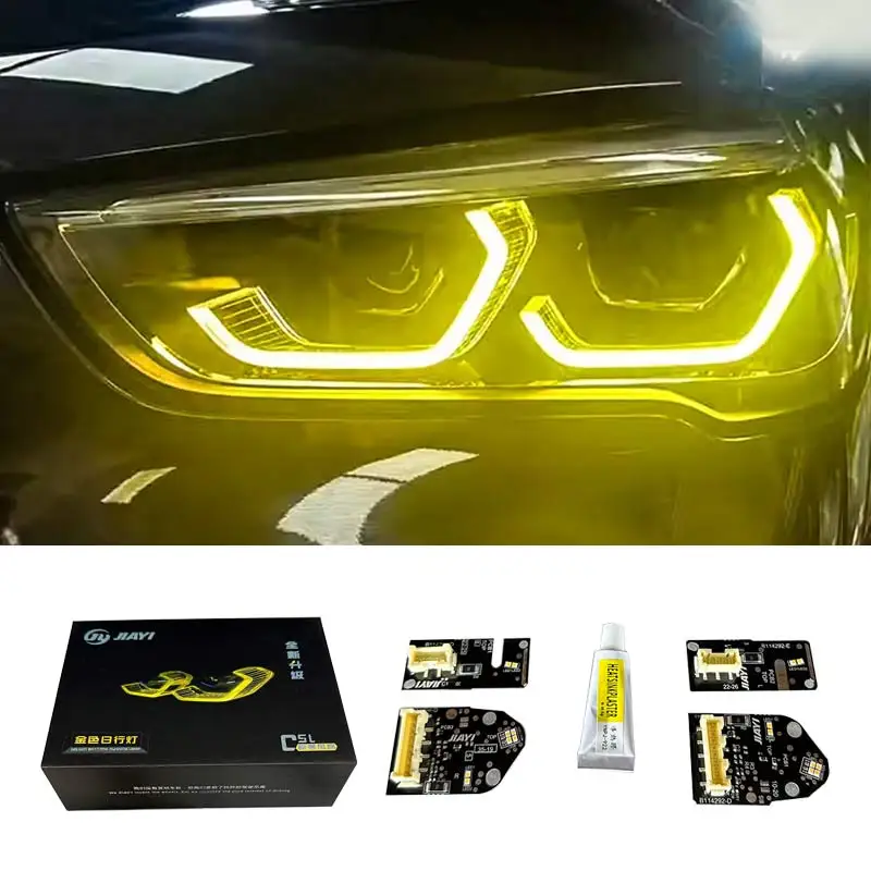 J ONE for BMW X1 F48 F49 2019 2020 2021 2022 LCI CSL Yellow DRL LED Red Lemon Yellow Daytime Running Lights LED Board DRL Module