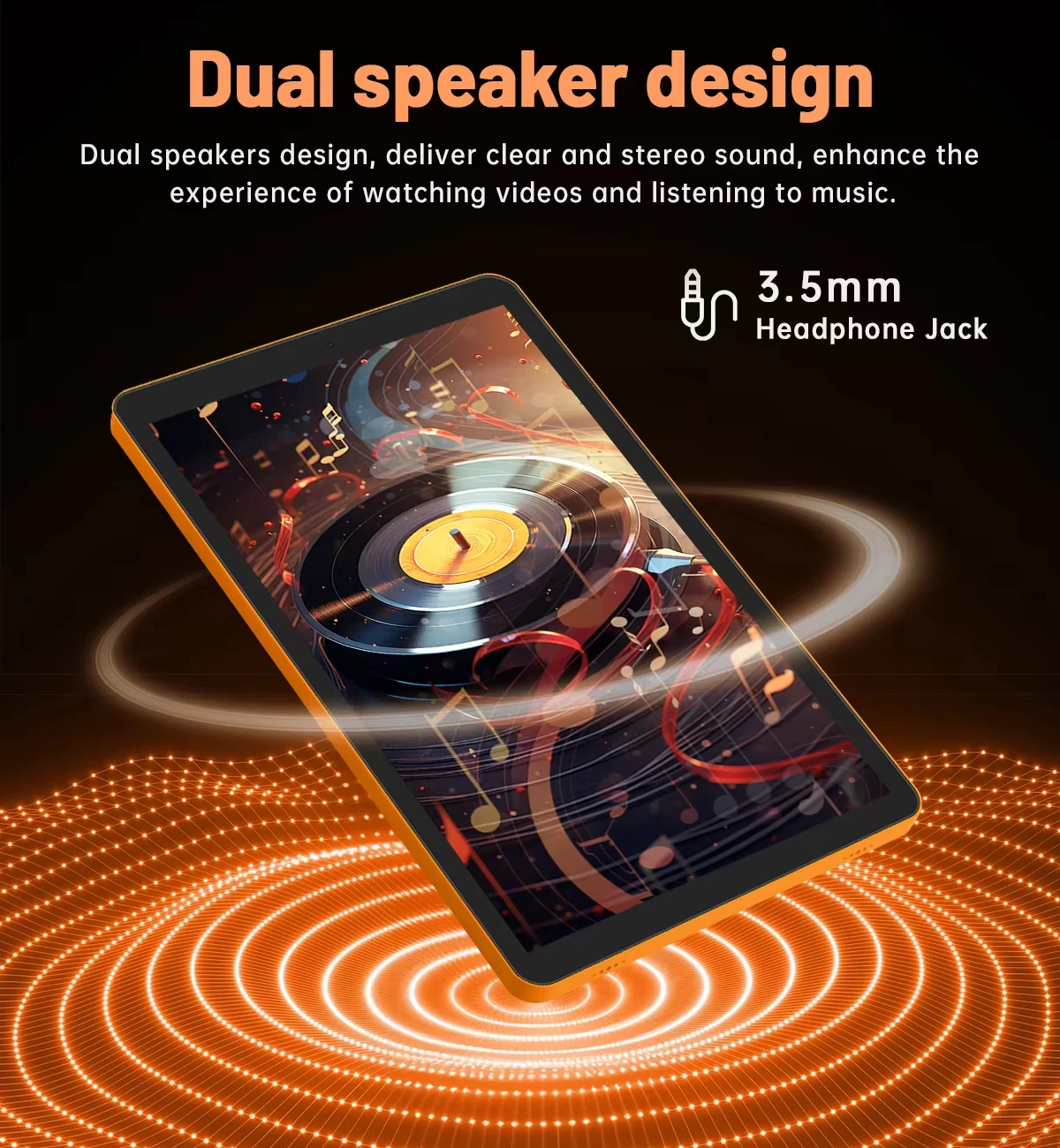 ANRY 8 7 Zoll Android 16 Tablet 4G Telefonanruf T616 Octa-Core 16GB RAM 128GB ROM 5000mAh WiFi GPS 2026 Tablet-PC mit SD- und SIM-Steckplatz – Detail 11