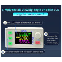 4X New XY6509X CNC Adjustable DC Power Supply Constant Voltage Constant Current Maintenance 65V 9A 585W Step-Down Module-Y47A