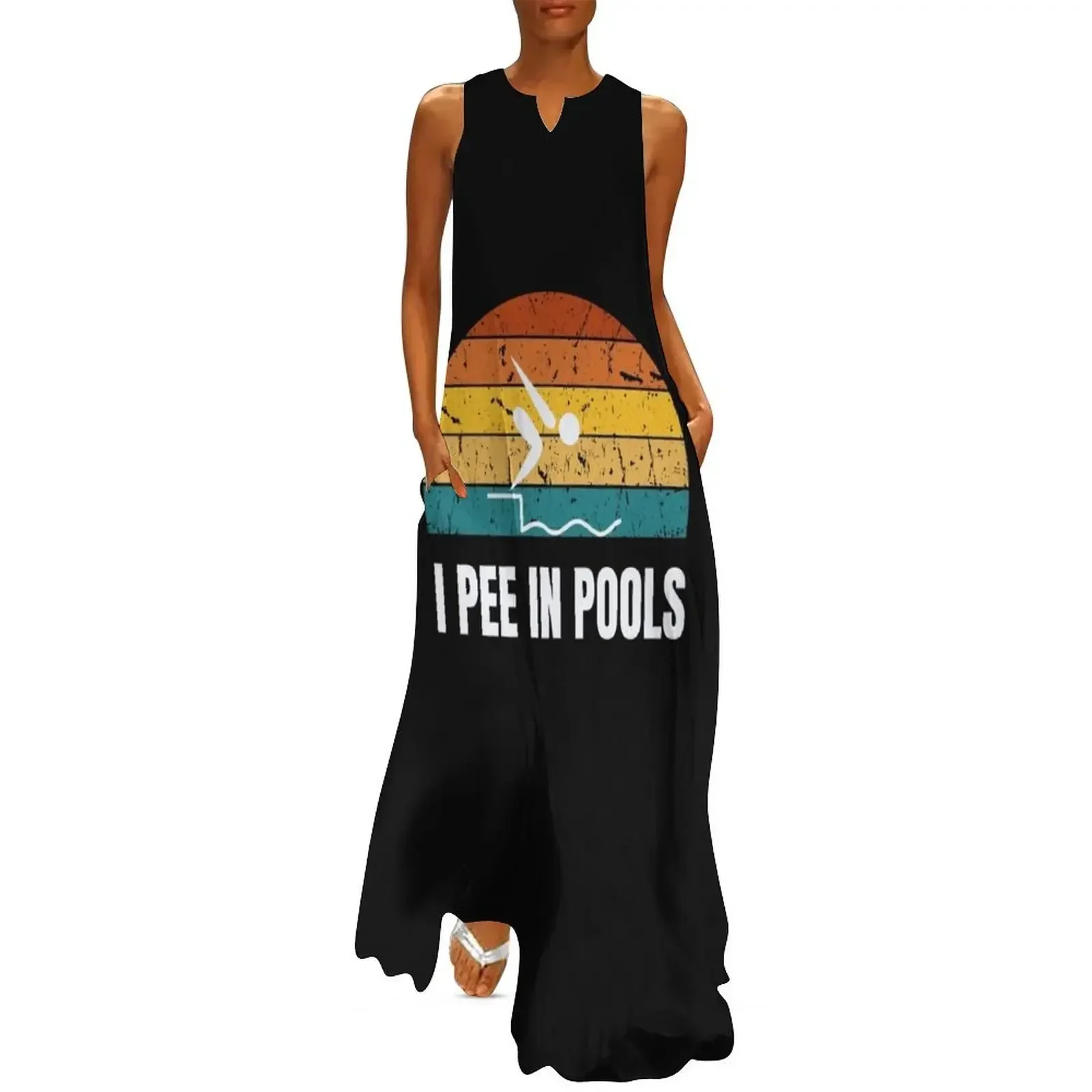 

I Pee In The Pool Long Dress Clothing Long dresses summer woman dress 2025 evening dress