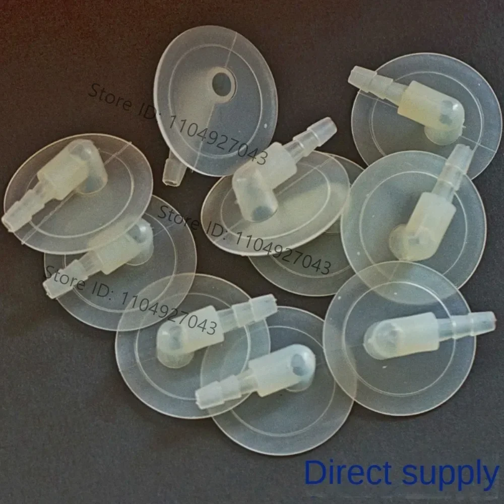 50Pcs Tpu Massage Air Nozzle Massage Equipment Inner Capsule Air Nozzle Interface Inflatable Bagconnector Trachea TPU Air Nozzle
