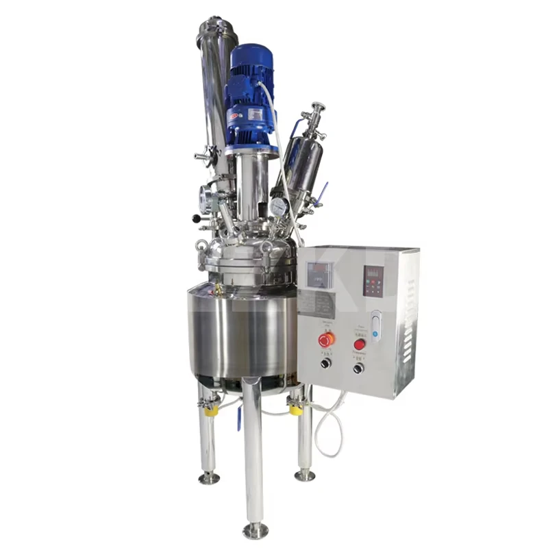 stainless steel 20L jacket reactor stainless steel cone fermenter temperature
