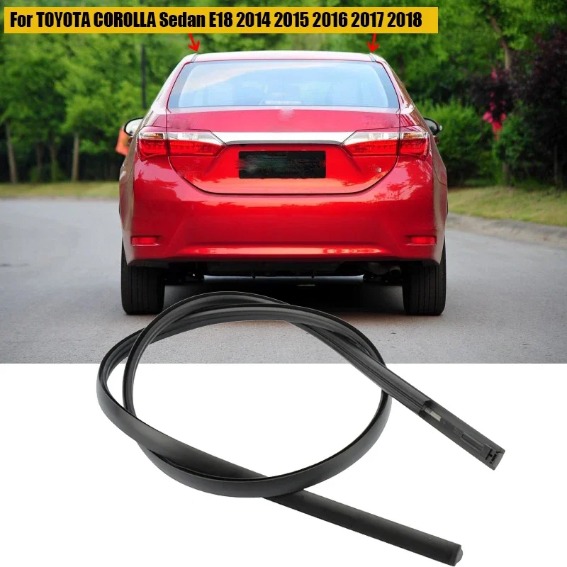 75556-02260 75555-02270 For TOYOTA COROLLA Sedan E18 2014 2015 2016 2017 2018 Rubber Car Roof Drip Finish Moulding Seal Strips