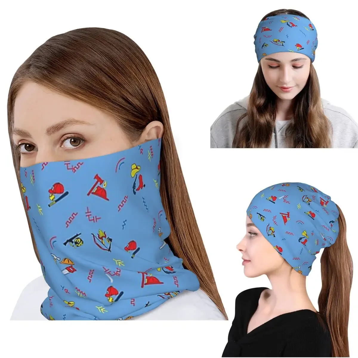 Good Guys Child's Play Chucky Muñeco Asesino, Pañuelo Multiusos para Cuello, Máscara, Bufanda, Gorro para Hombres, Mujeres y Adultos