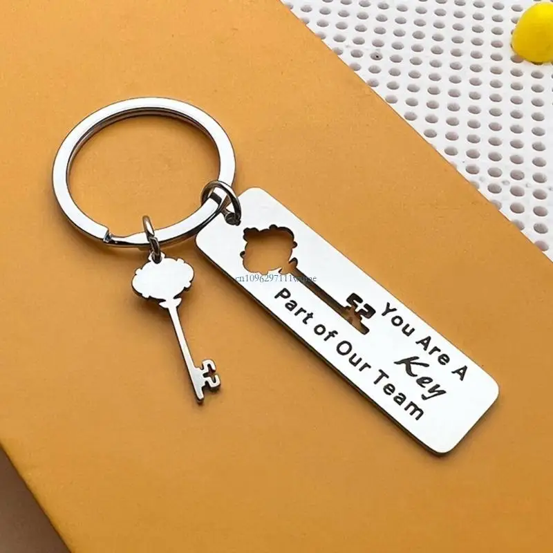 Employee Appreciation Keychain Pendent Keychains Women Keyrings for Party Daily
