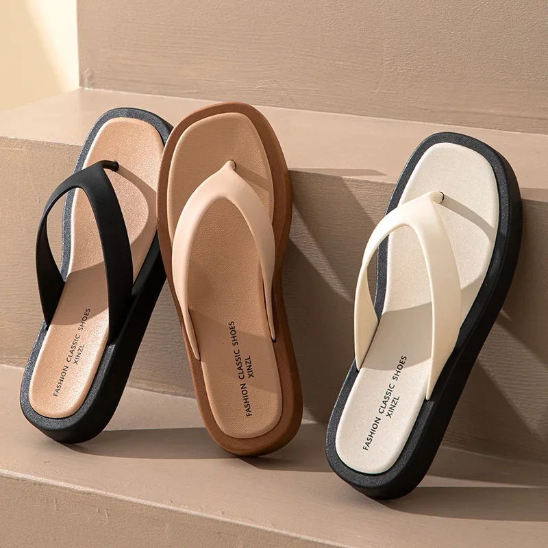 

Casual Flip Flops Women Shoes for Outdoor Wear 2025 New Anti Slip and Anti Odor Slippers Women Beach Sandals Summer Women Shoes
