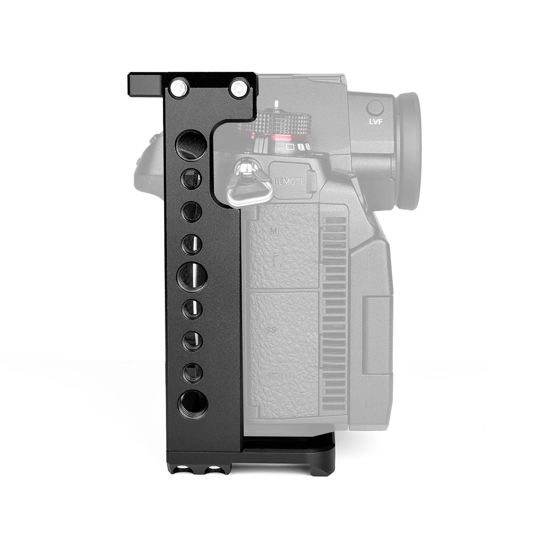 Kamerakäfig-Rig-Schutz für Panasonic Lumix DC-S1 S1 S1R S1H / Lumix S5 Kaltschuhhalterung für Mikrofon-Lichtverlängerungshalter-Set – Detail 13