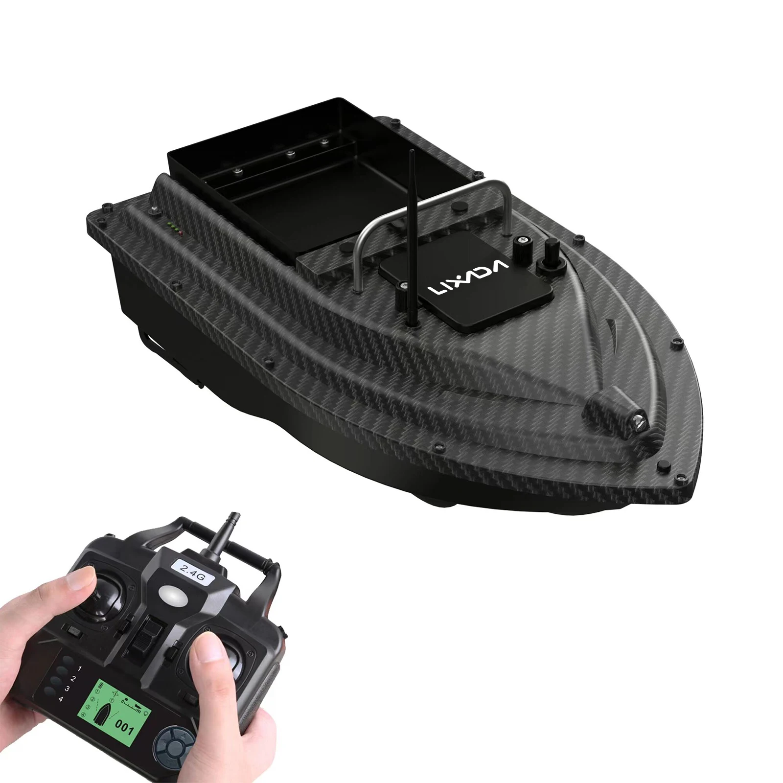 GPS-Angelköderboot mit großem Köderbehälter, automatisches Köderboot mit 400–500 m Reichweite für Outdoor-Fischerboot-Werkzeuge – Detail 2