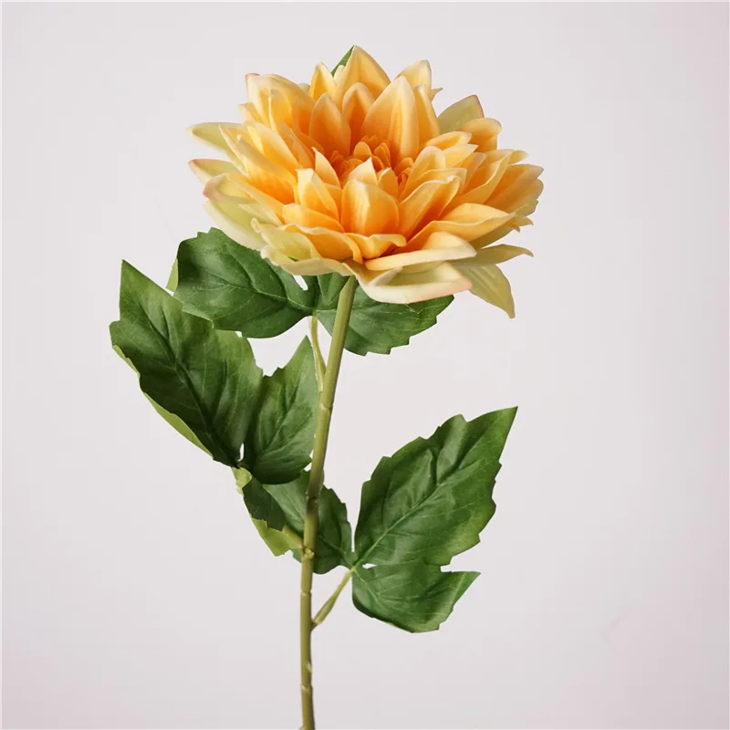 5Pcs High-end Moisturizing Dahlias Real Touch Artificial Flowers Home Decoration Dahlia Wedding Flower Arrangement Party Floral