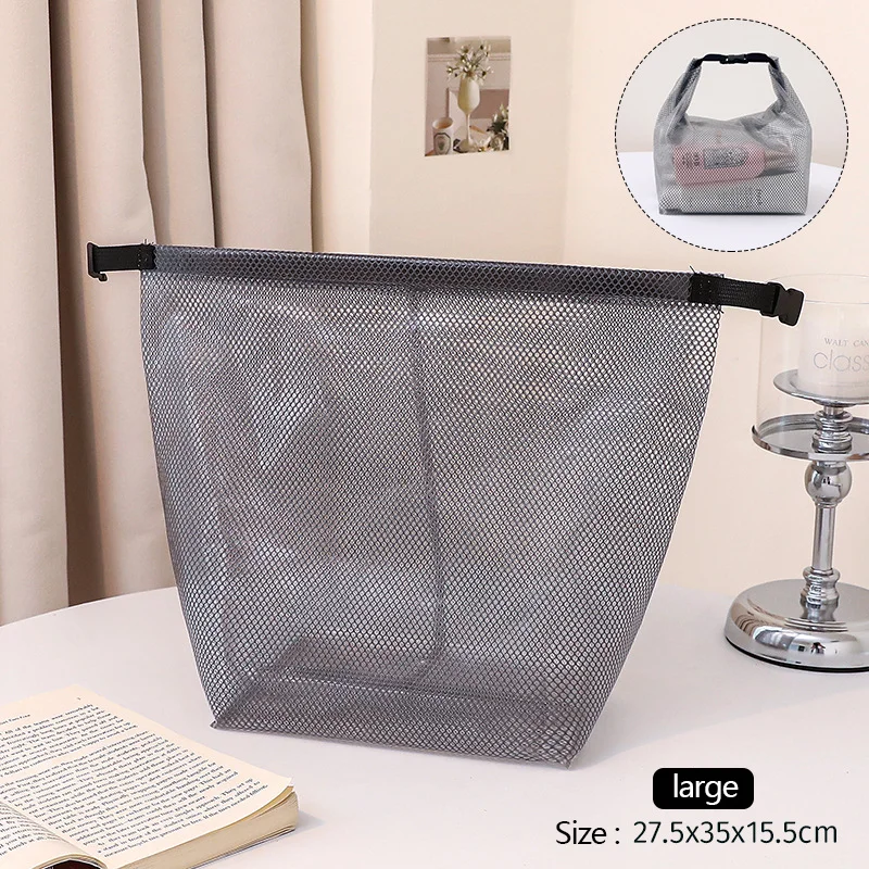 Large Capacity Storage Bag Brand Quality High Beauty Shopping Bag Snap on Portable Handheld Type Toilet Bag Makeup Bag