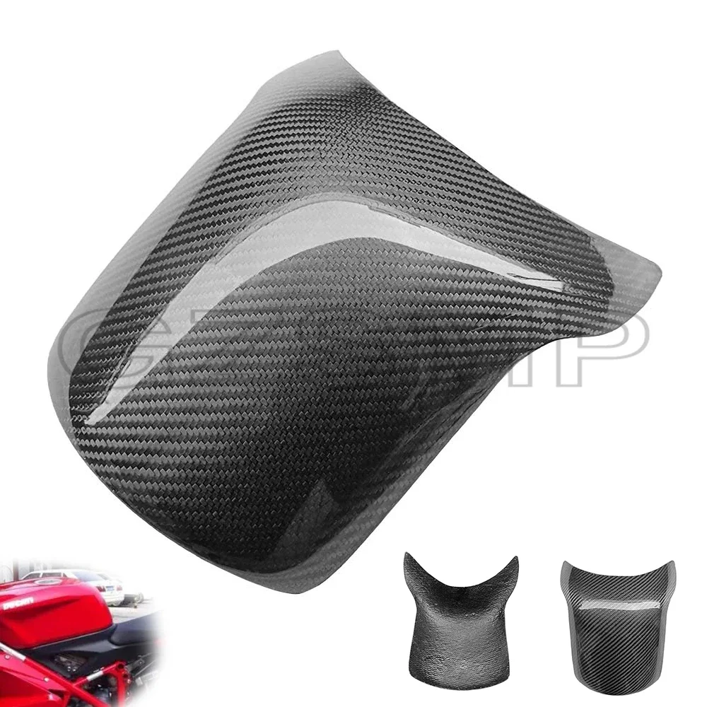 

Motorcycle Real Carbon Fiber Fuel Gas Tank Cover Protector fit For Ducati 1198 1098 848