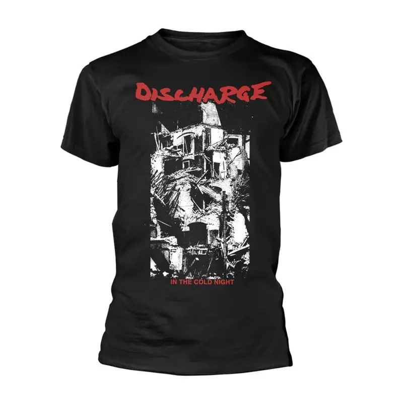 Discharge In The Cold Night Official T-Shirt Mens