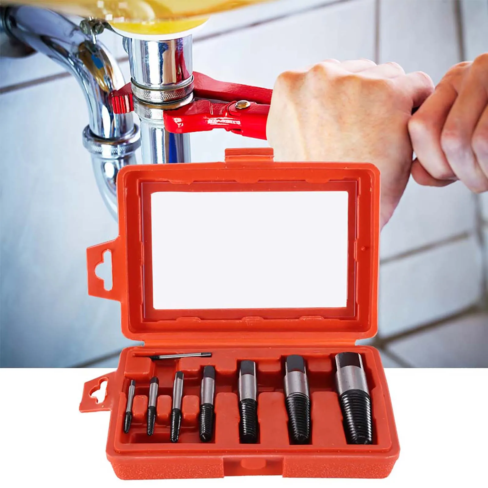 Bolt Extractor Screw Remover Damaged Screw Extractor Broken Damaged Water Pipe Screw Bolt Extractor Remover Easy Out Set