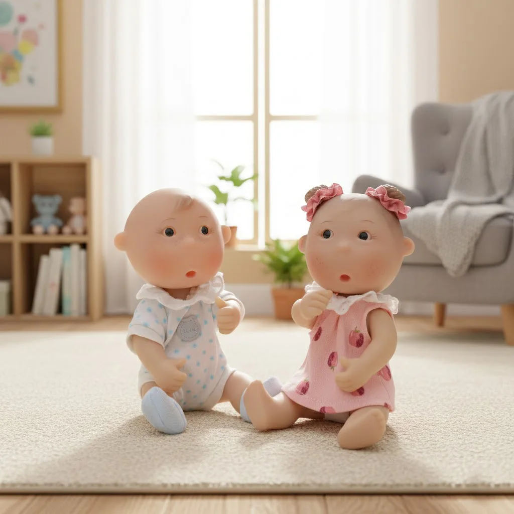 

Cloveray 7-inch Soft Silicone Reborn Doll Lifelike Newborn Baby Cute Doll For Children Birthday Gifts