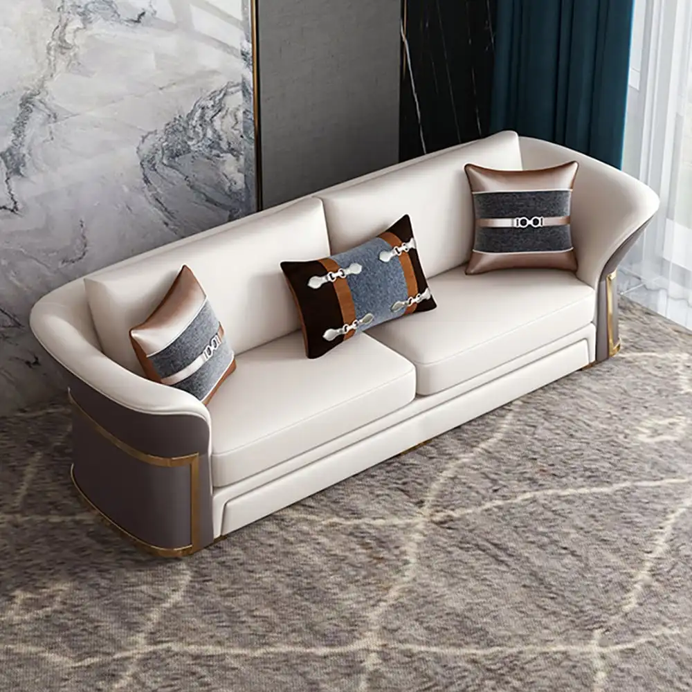 

@#Comfortable Sponge Filled Sectional Sofa Set Modern Home Furniture Design