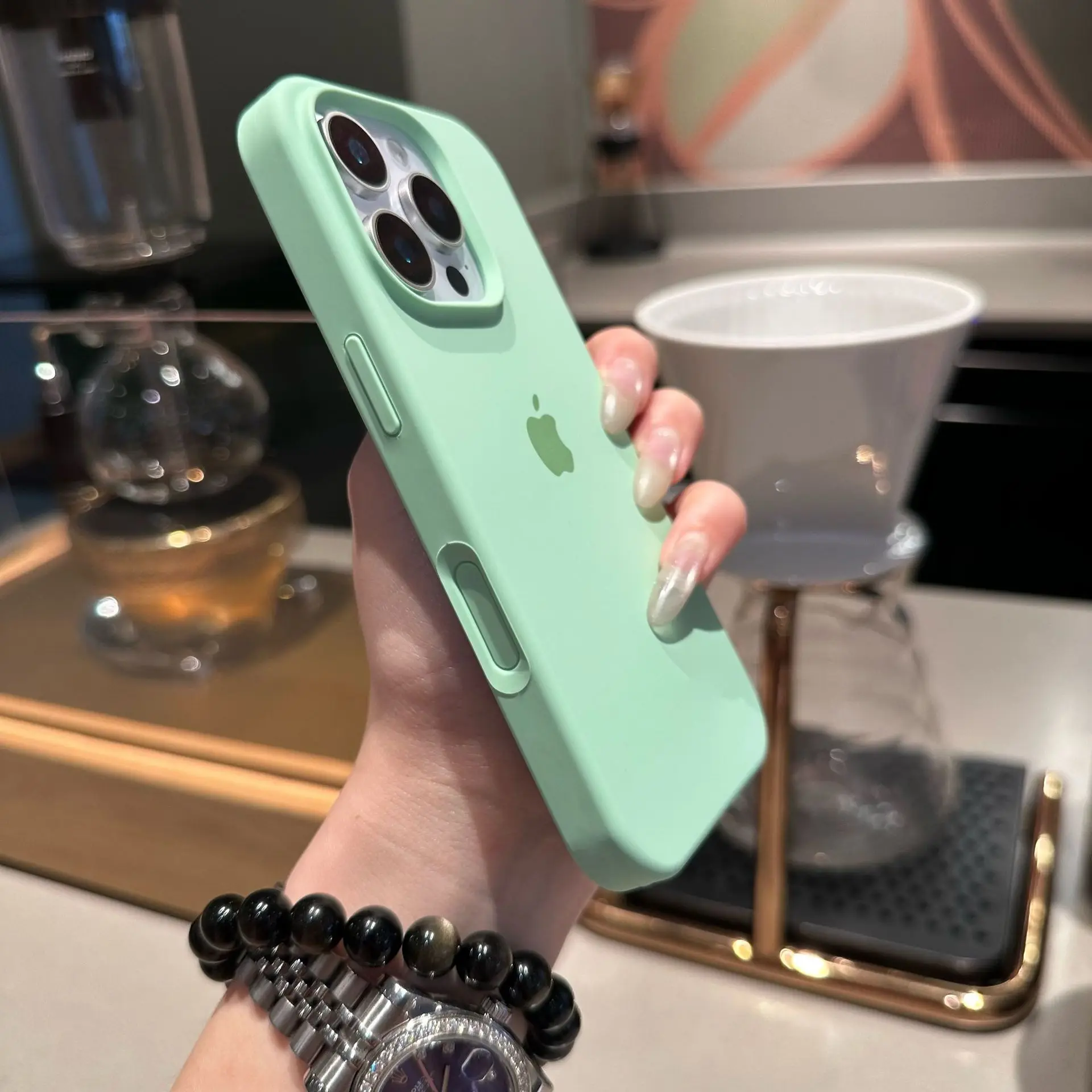 Oryginalne silikonowe etui na telefon iPhone 17 13 15 16 14 12 Pro Max, etui na iPhone 16 Pro 14 11 15 17 Pro z pokrowcem na pudełko. — zdjęcie produktu 4