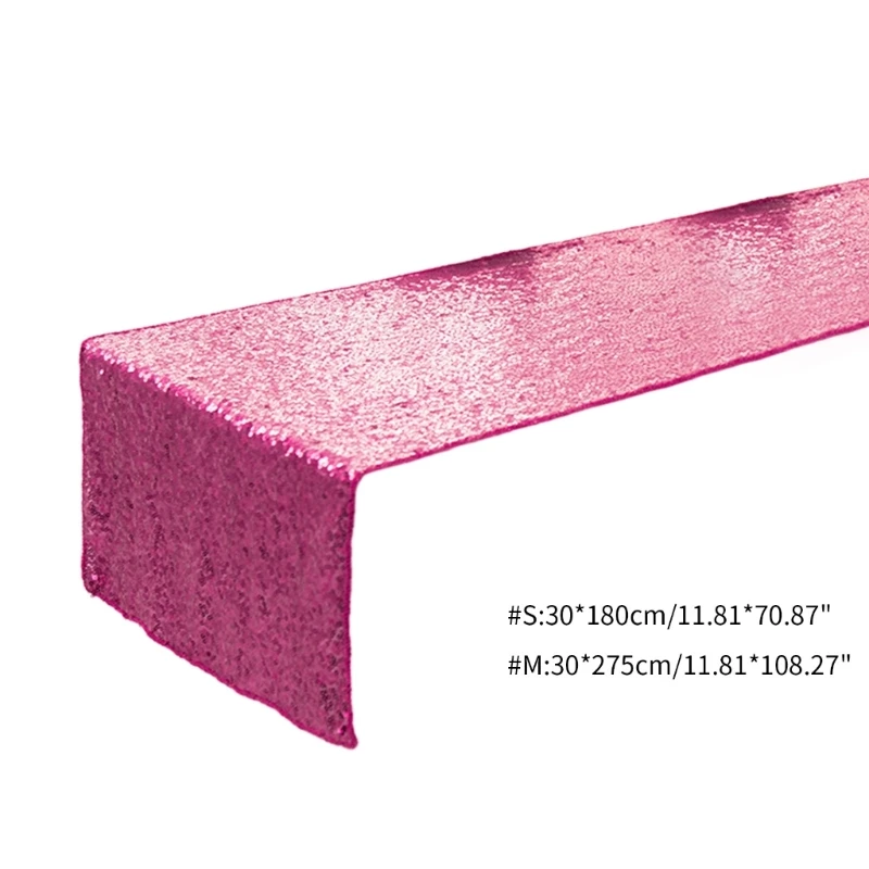 Your Party  with a Sequins Table Runner Hot Pink Table Runner for Festive Holiday Accessory