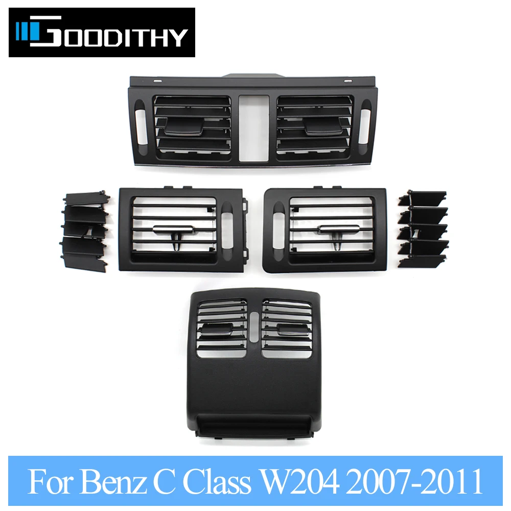 Upgraded LHD W204 Air Conditioning AC Vent Grille Outlet Cover Panel For Mercedes Benz C Class C180 C200 C220 C230 C260 C300 350