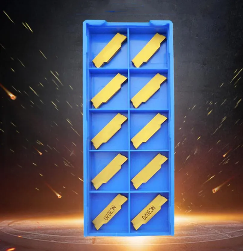 10PCS New CNC Grooving Blades MGGN/MGMN300/200/400/500-M Inserts Blades For MGEHR Lathe Turning Cutting Tool