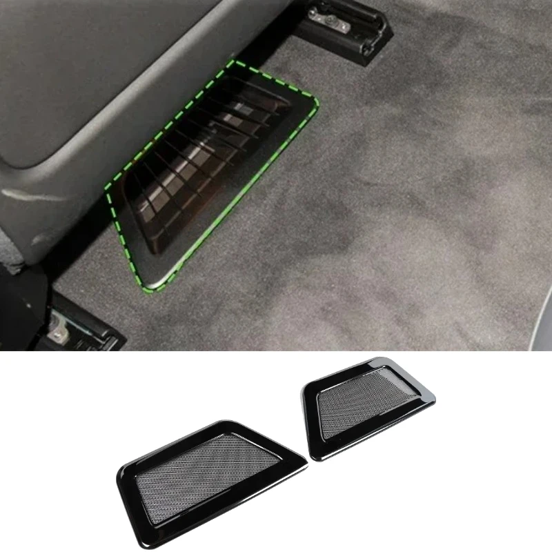 

Weizhida For BMW IX 40 50 M60 2022-2024 Stainless Steel Car Rear Air Vent Conditioner Outlet Dust Cover Interior Car Accessories