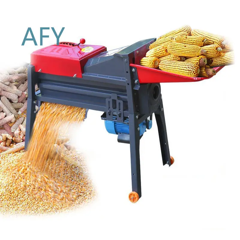 New Electric Corn Sheller for Home Use Small Automatic Maize Kernel Remover for DIY Farming Tools Agricultural Equipment for