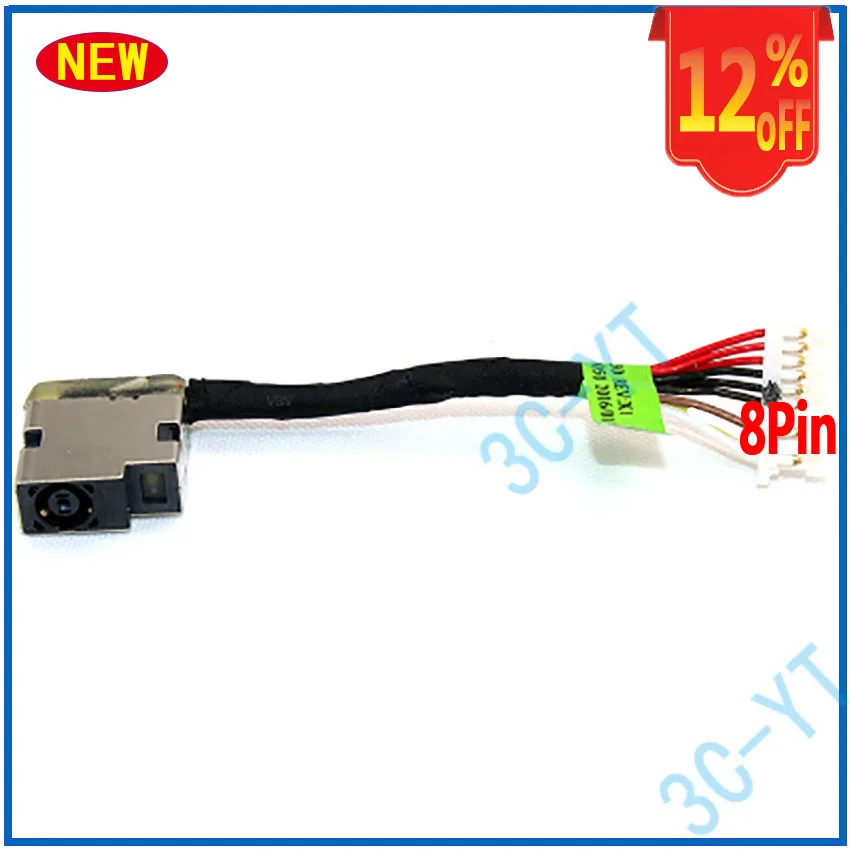 2Pcs New DC Power Jack Cable FOR HP 17 ca Charging Connector DC-IN Cable