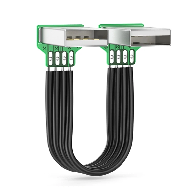 USB 2.0 高速充電ケーブル 480Mbps 転送速度 90 度角度 USB 2.0 オス USB ドライブリーダー用