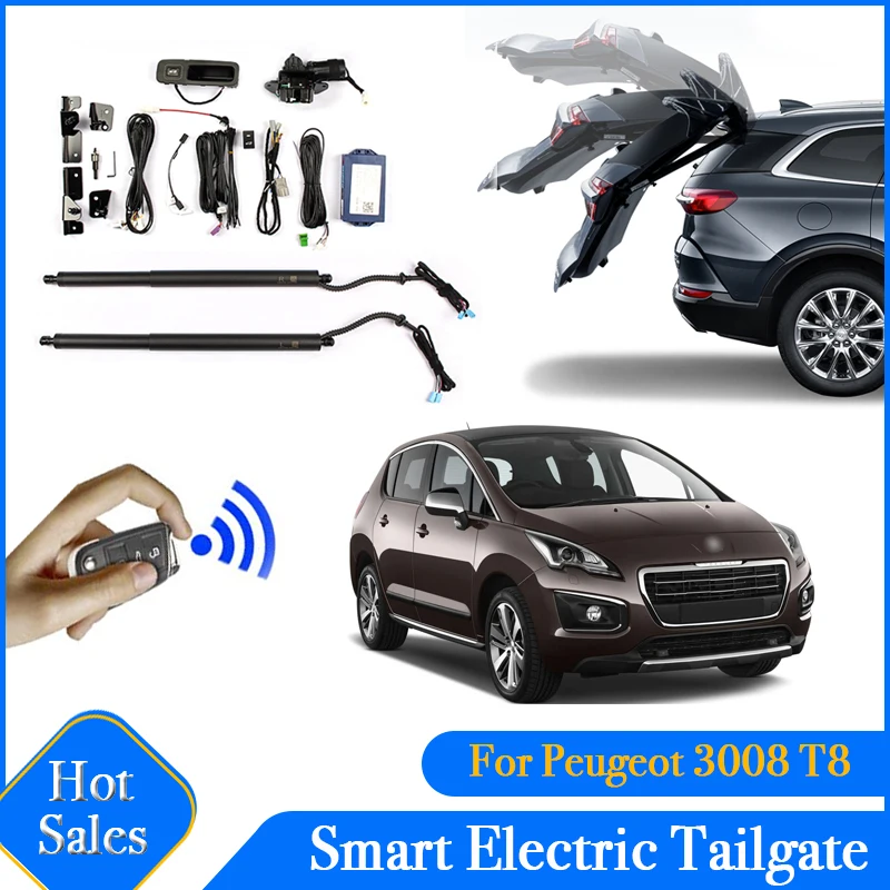 Car Power Trunk Opening Electric Suction Tailgate Intelligent Tail Gate Lift Strut For Peugeot 3008 T8 2013~2024 Special