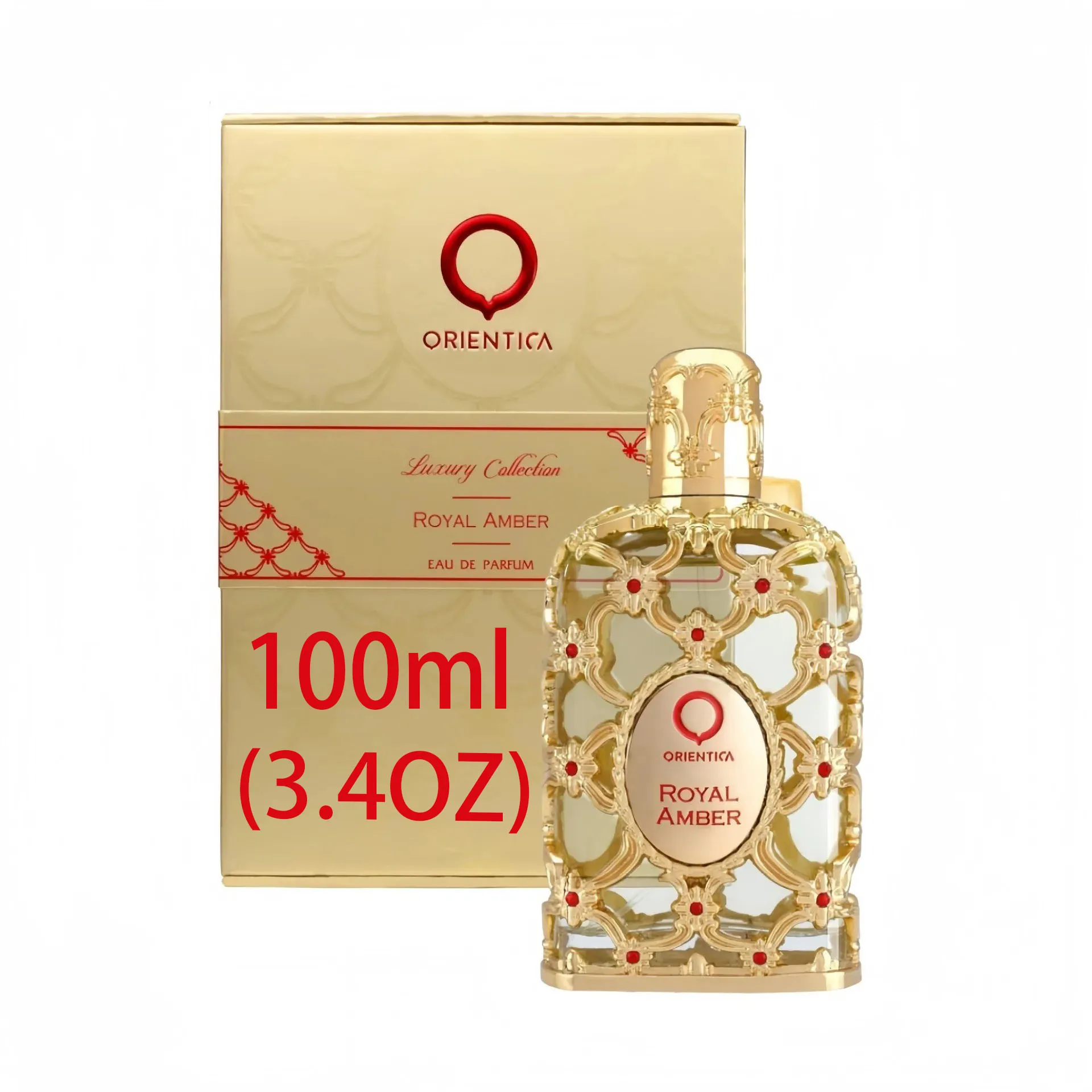 100ML Orientica Royal Amber Rouge Oud Saffron Men Women Eau De spray Unisex Neutral Glass Bottle Rose Cologne long lasting smell