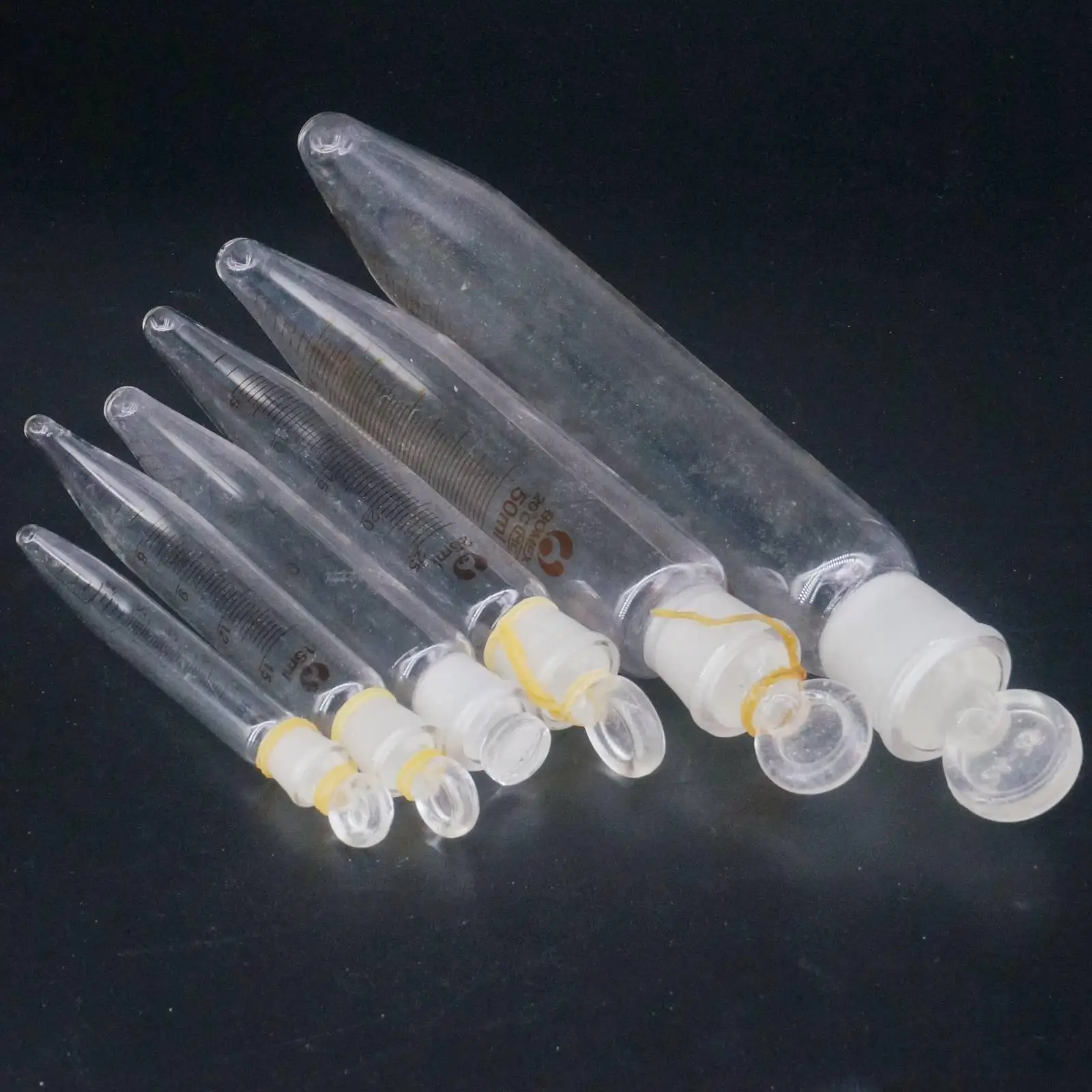 5/10/15/20/25/50/100ml Borosilicate Glass Conical Bottom Centrifuge Tube Scaled With Stopper Lab