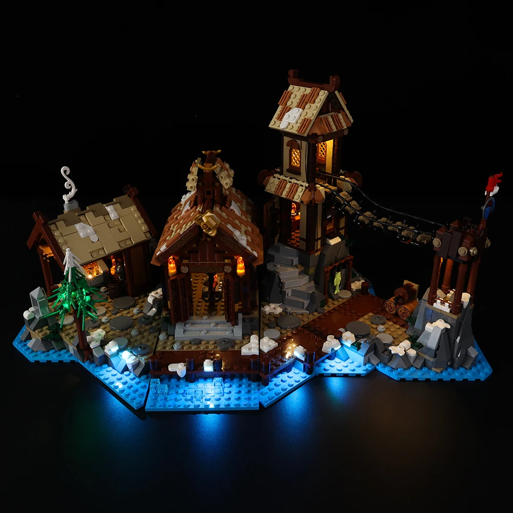 

LED Light Kit For 21343 The Viking Village DIY Toys Set (Not Included Building Blocks)