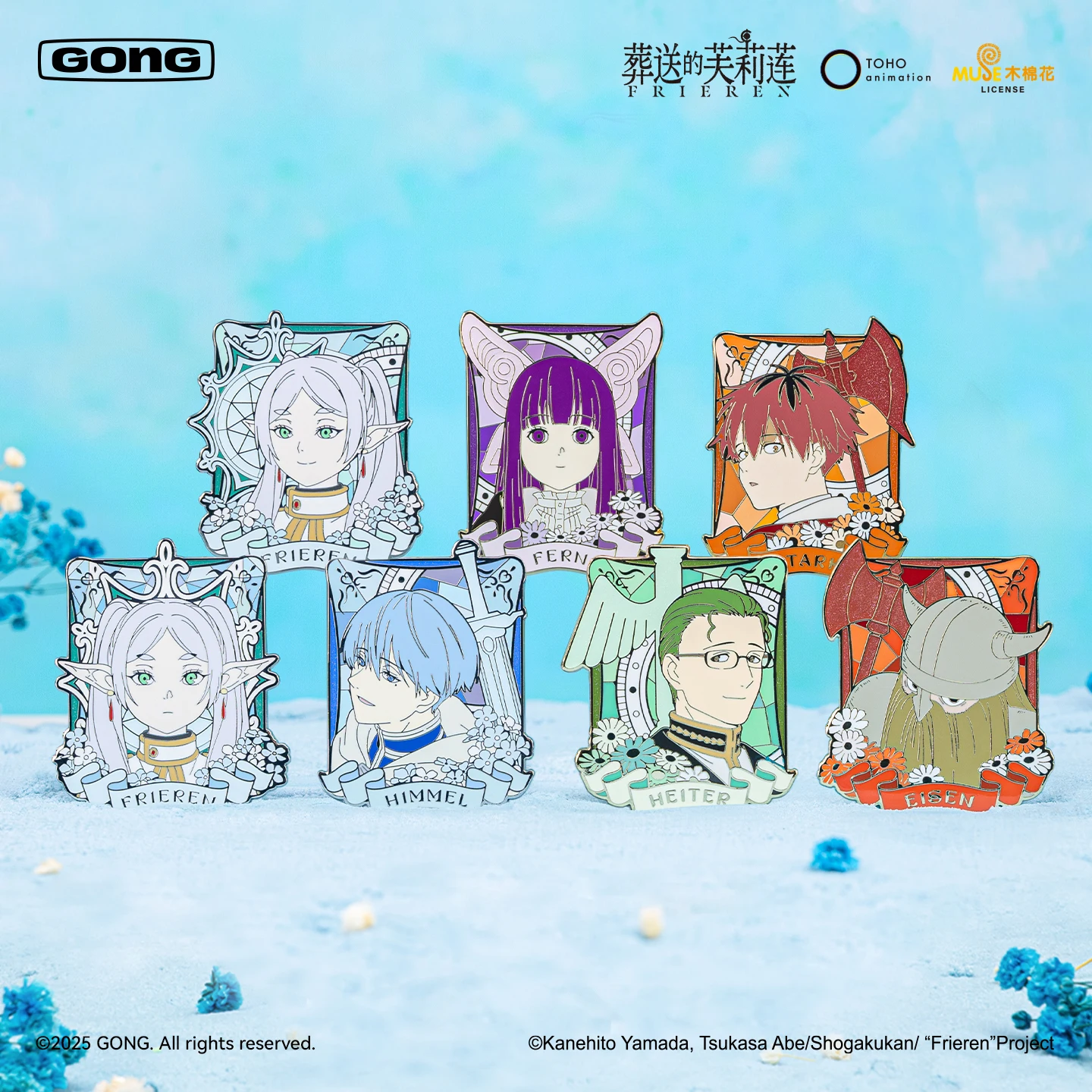 Frieren: Beyond Journey's End METAL BADGE Genuine Frieren Himmel Metal button brooch gift for Christmas fans