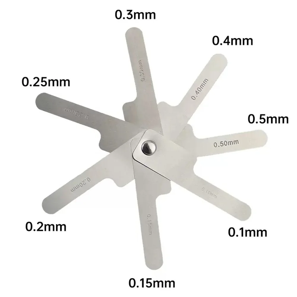 1Set Dental Interproximal Reduction Gauge Ruler Tooth Gap Measure Reciprocating IPR System Stainless Steel Orthodontic Tool